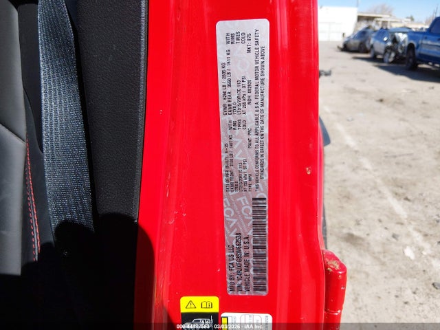 44487583 :رقم المزاد ، 1C4RJXFG8SW662538 vin ، 2025 Jeep Wrangler 4-door Recon 4x4 مزاد بيع