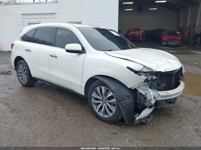 2015 Acura Mdx Technology Package მანქანა იყიდება აუქციონზე, vin: 5FRYD4H46FB004861, აუქციონის ნომერი: 44487690