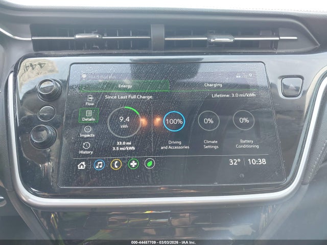 44487709 :رقم المزاد ، 1G1FY6S08P4137010 vin ، 2023 Chevrolet Bolt Euv Fwd Lt مزاد بيع
