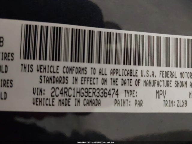 Продаж на аукціоні авто 2014 Chrysler Town & Country S, vin: 2C4RC1HG9ER336474, номер лоту: 44487833