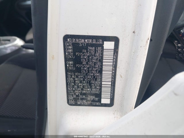 Nissan JUKE S 2017 JN8AF5MR5HT705982 Image 9