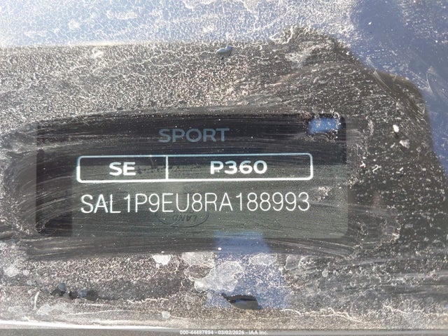 SAL1P9EU8RA188993 Land Rover Range Rover Sport Se