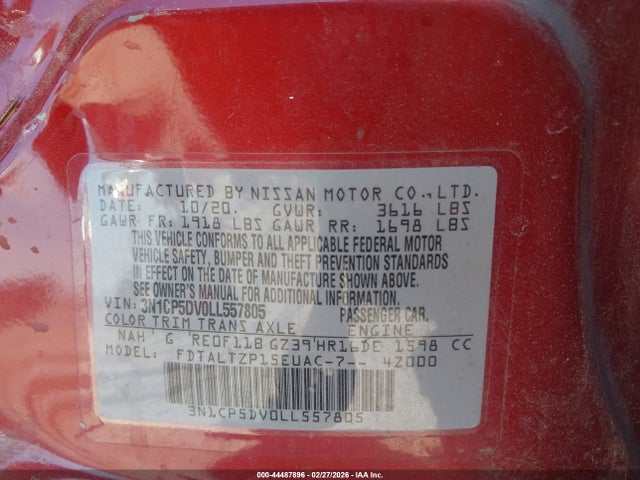 2020 NISSAN KICKS 3N1CP5DV0LL557805 Photo 8