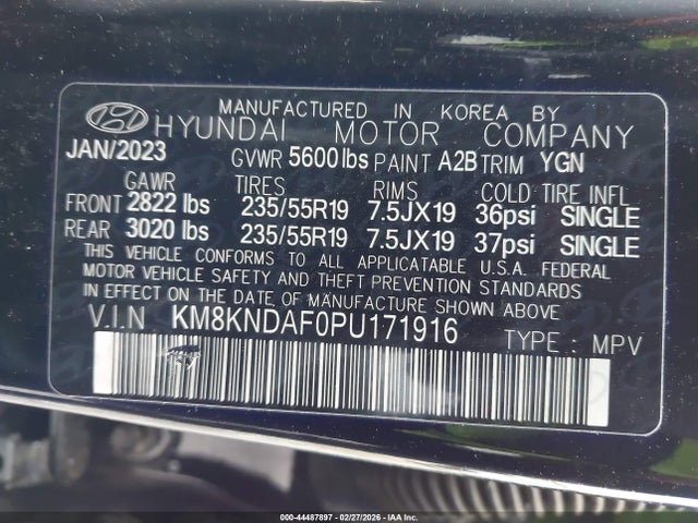 2023 HYUNDAI IONIQ 5 KM8KNDAF0PU171916 Photo 8