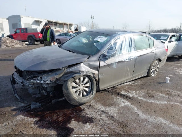 2014 Honda Accord Ex-l V-6 მანქანა იყიდება აუქციონზე, vin: 1HGCR3F81EA006393, აუქციონის ნომერი: 44487989
