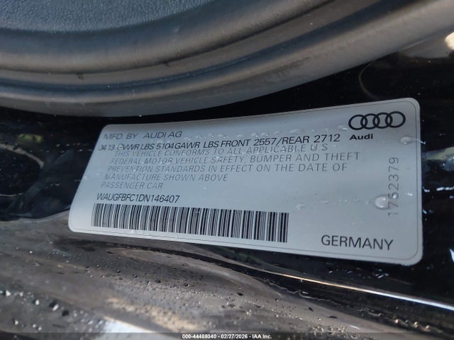 2013 AUDI A6 WAUGFBFC1DN146407 Photo 8