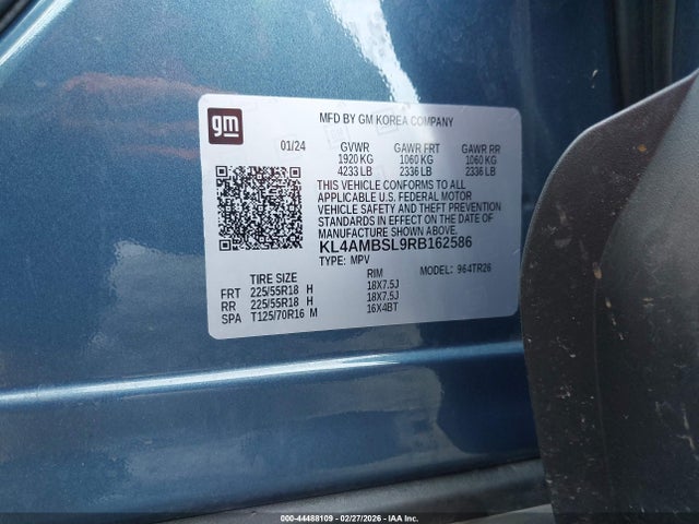 Продаж на аукціоні авто 2024 Buick Encore Gx Preferred Fwd, vin: KL4AMBSL9RB162586, номер лоту: 44488109