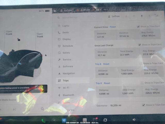 2025 TESLA MODEL 3 5YJ3E1EA9SF040880 Photo 6