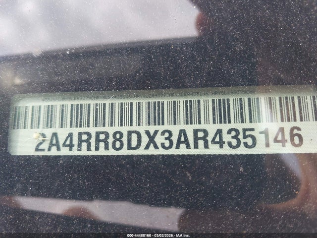 2010 Chrysler Town & Country Touring Plus მანქანა იყიდება აუქციონზე, vin: 2A4RR8DX3AR435146, აუქციონის ნომერი: 44488160