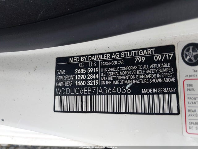 2018 MERCEDES-BENZ S 450 WDDUG6EB7JA364038 Photo 8