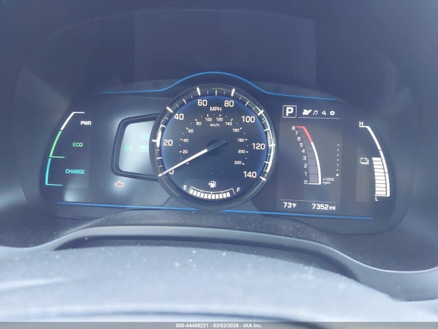 KMHC65LC5JU100258 Hyundai Ioniq Hybrid Blue