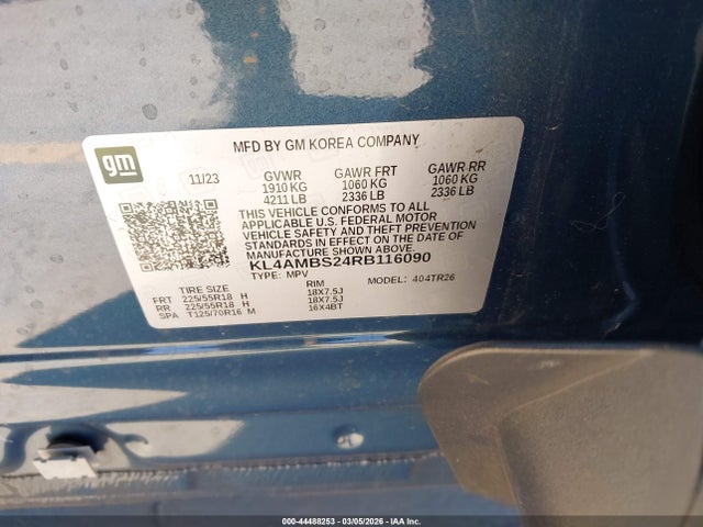 Продаж на аукціоні авто 2024 Buick Encore Gx Preferred Fwd, vin: KL4AMBS24RB116090, номер лоту: 44488253