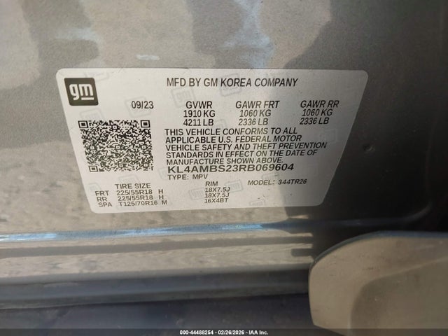 Продаж на аукціоні авто 2024 Buick Encore Gx Preferred Fwd, vin: KL4AMBS23RB069604, номер лоту: 44488254