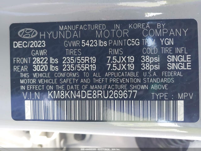 Hyundai Ioniq 5 Sel 2024 KM8KN4DE8RU269677 Image 9