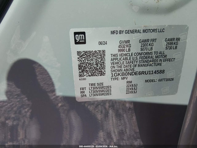 1GKB0NDE6RU114588 GMC Hummer Ev Suv 2x