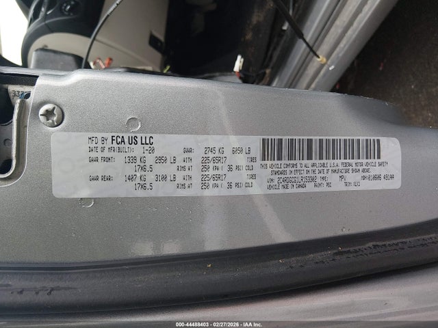 2020 DODGE GRAND CARAVAN 2C4RDGCG1LR153302 Photo 8