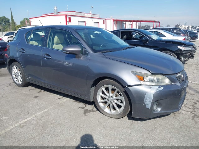 2012 Lexus Ct 200h Premium მანქანა იყიდება აუქციონზე, vin: JTHKD5BH7C2075136, აუქციონის ნომერი: 44488459