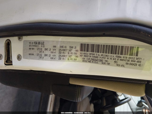 Jeep Cherokee Sport 2016 1C4PJMAB2GW313903 Image 9