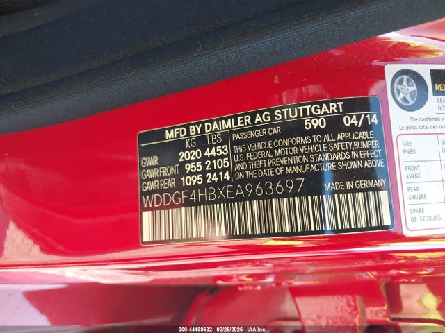 Продаж на аукціоні авто 2014 Mercedes-benz C 250 Sport, vin: WDDGF4HBXEA963697, номер лоту: 44488632