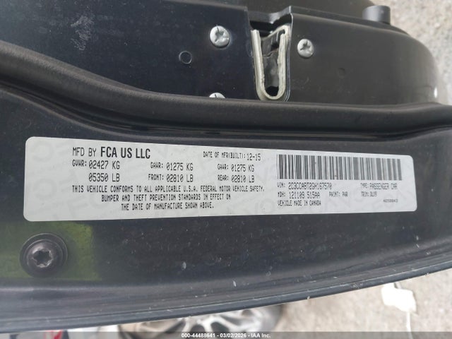 Продаж на аукціоні авто 2016 Chrysler 300 300s, vin: 2C3CCABT2GH167570, номер лоту: 44488641
