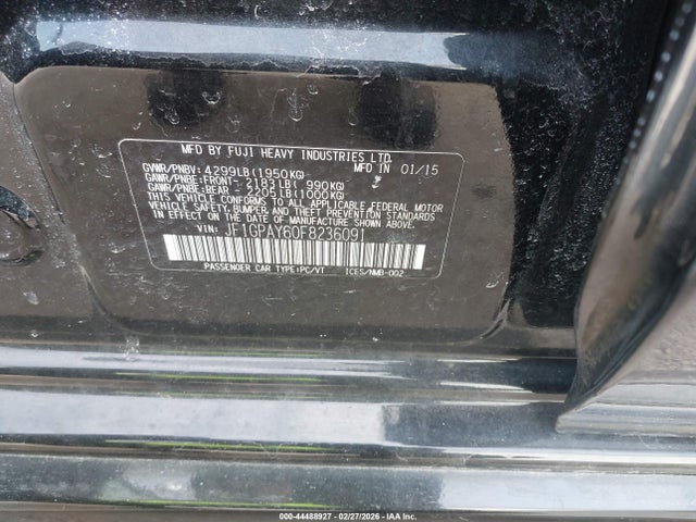 Aukcja sprzedaży 2015 Subaru Impreza 2.0i Sport Premium, vin: JF1GPAY60F8236091, numer aukcji: 44488927