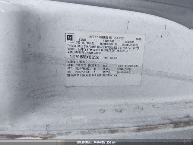 1999 CHEVROLET EXPRESS 1GCFG15R6X1082050 Photo 8