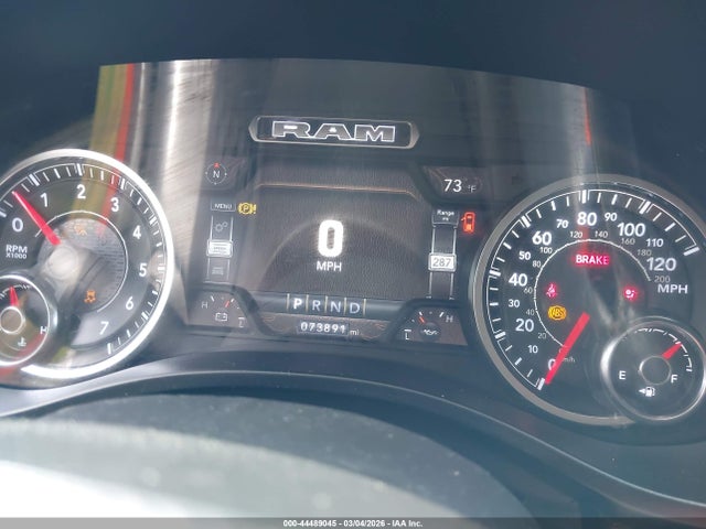 44489045 :رقم المزاد ، 1C6SRFJT5KN554965 vin ، 2019 Ram 1500 Laramie  4x4 5'7 Box مزاد بيع