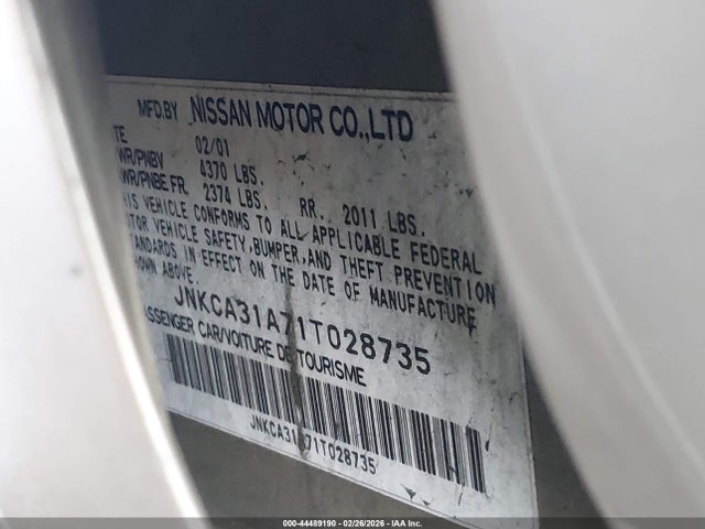 Продажа на аукционе авто 2001 Infiniti I30 Luxury, vin: JNKCA31A71T028735, номер лота: 44489190