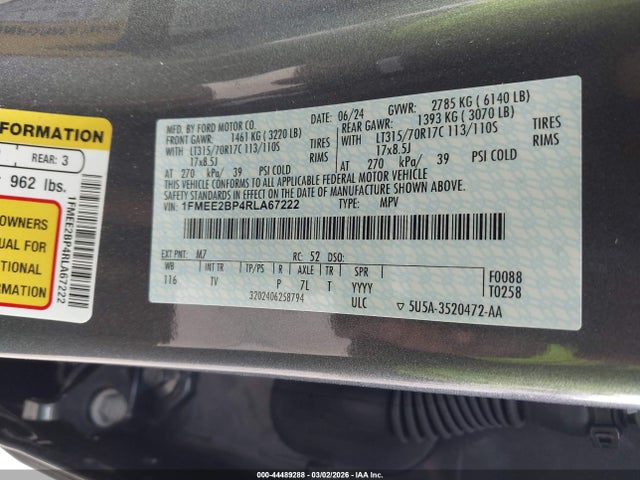 Ford Bronco Wildtrak 2024 1FMEE2BP4RLA67222 Image 9