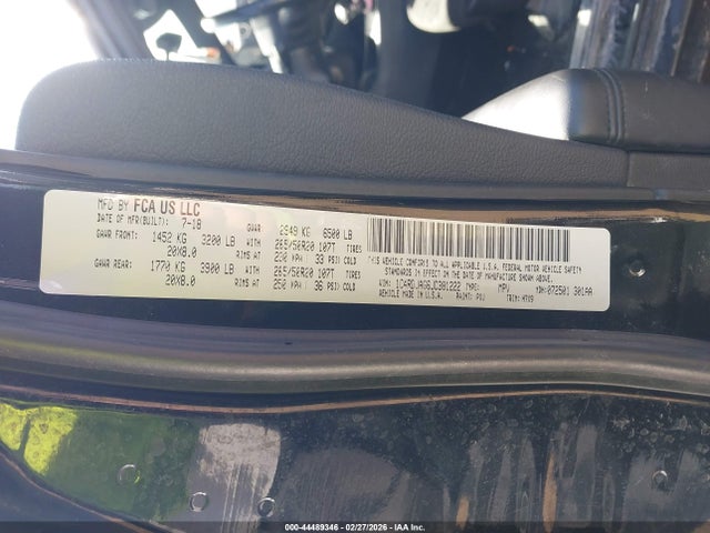 Продажа на аукционе авто 2018 Dodge Durango Sxt Awd, vin: 1C4RDJAG6JC381222, номер лота: 44489346