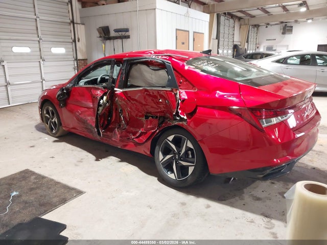 44489350 :رقم المزاد ، 5NPLN4AG2NH057442 vin ، 2022 Hyundai Elantra Sel مزاد بيع