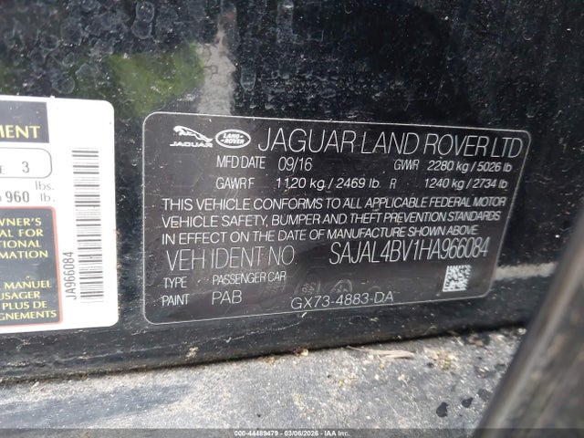 SAJAL4BV1HA966084 Jaguar Xe 35t R-sport