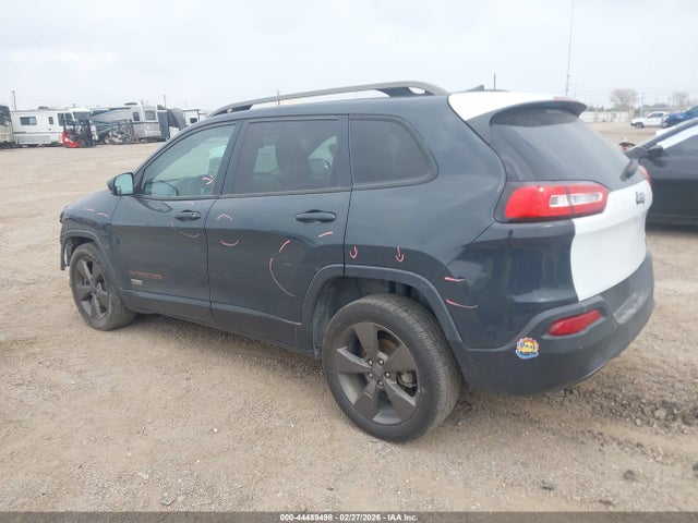 2016 Jeep Cherokee 75th Anniversary მანქანა იყიდება აუქციონზე, vin: 1C4PJLCB7GW256640, აუქციონის ნომერი: 44489498