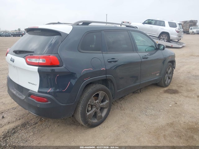 2016 Jeep Cherokee 75th Anniversary მანქანა იყიდება აუქციონზე, vin: 1C4PJLCB7GW256640, აუქციონის ნომერი: 44489498