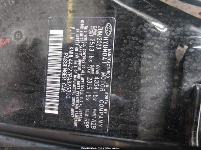 Hyundai Sonata Sel Plus 2023 KMHL44J27PA326810 Image 9