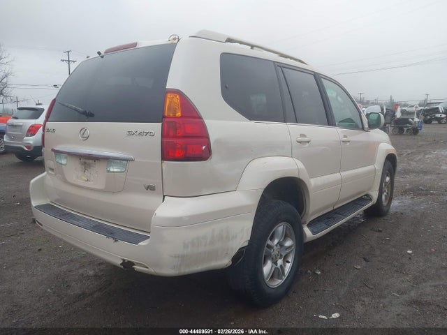 2003 Lexus Gx 470 მანქანა იყიდება აუქციონზე, vin: JTJBT20X430017040, აუქციონის ნომერი: 44489591
