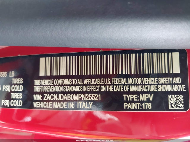 2021 JEEP RENEGADE ZACNJDAB0MPN25521 Photo 8