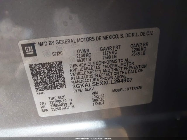 3GKALSEXXLL294967 GMC Terrain Fwd Denali