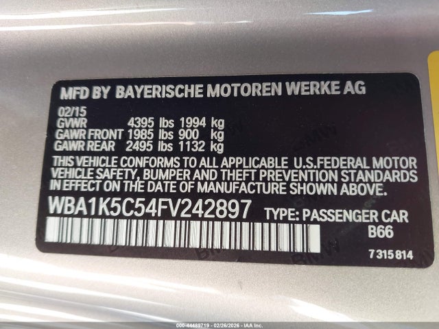 2015 BMW 228I WBA1K5C54FV242897 Photo 8