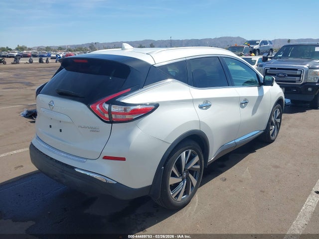 5N1AZ2MH5JN115151 Nissan Murano Platinum