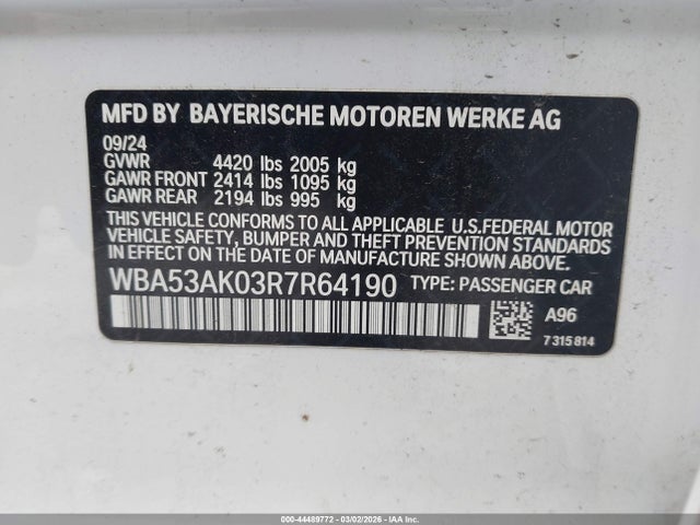 WBA53AK03R7R64190 BMW 228i Gran Coupe Sdrive