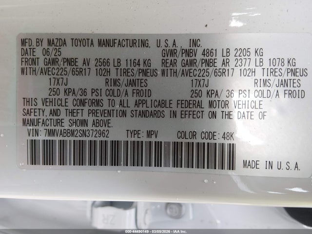 2025 MAZDA CX-50 7MMVABBM2SN372962 Photo 8