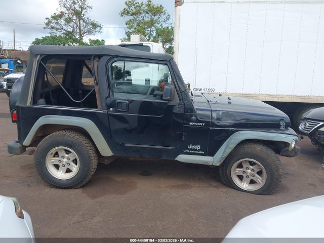 44490184 :رقم المزاد ، 1J4FA49S26P784646 vin ، 2006 Jeep Wrangler Sport مزاد بيع