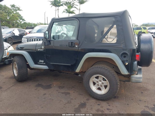44490184 :رقم المزاد ، 1J4FA49S26P784646 vin ، 2006 Jeep Wrangler Sport مزاد بيع
