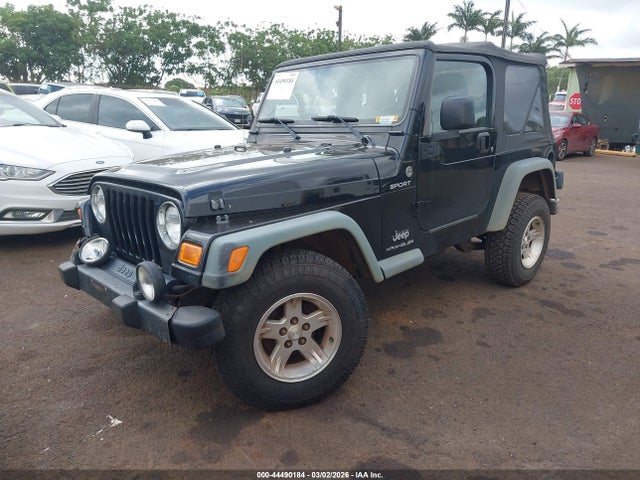 44490184 :رقم المزاد ، 1J4FA49S26P784646 vin ، 2006 Jeep Wrangler Sport مزاد بيع