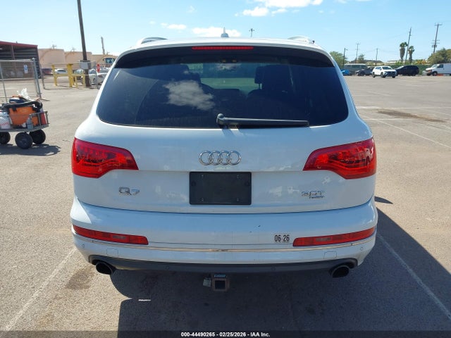 2015 Audi Q7 3.0t Premium მანქანა იყიდება აუქციონზე, vin: WA1LGBFE7FD003223, აუქციონის ნომერი: 44490265