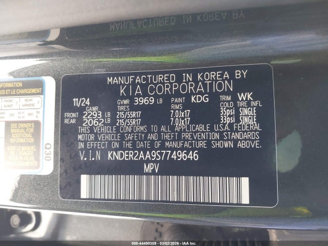 KIA SELTOS EX 2025 KNDER2AA9S7749646 Image 9