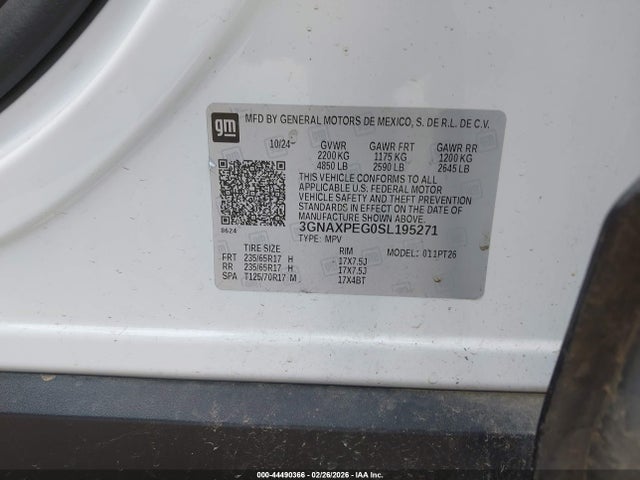 Chevrolet Equinox Awd Lt 2025 3GNAXPEG0SL195271 Image 9