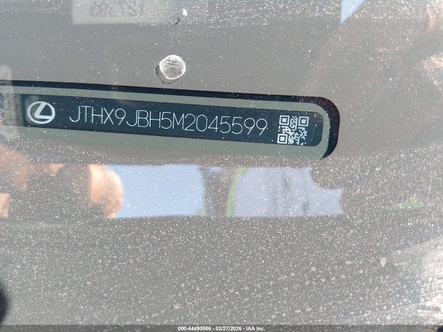 JTHX9JBH5M2045599 Lexus UX 250H