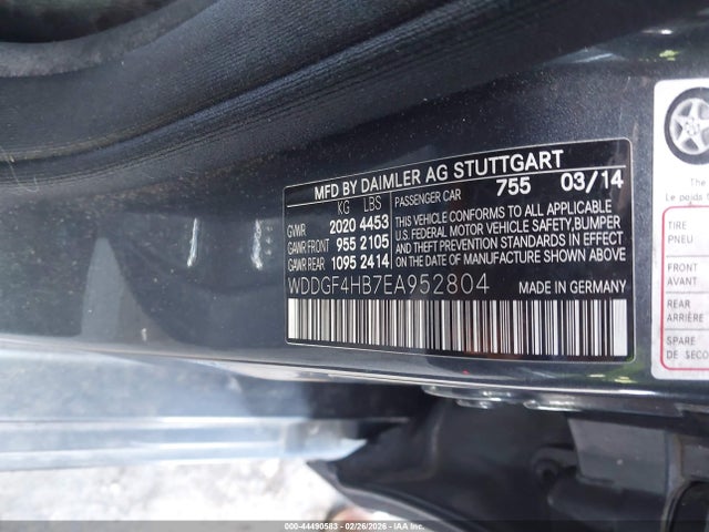 WDDGF4HB7EA952804 Mercedes-Benz C 250 Sport